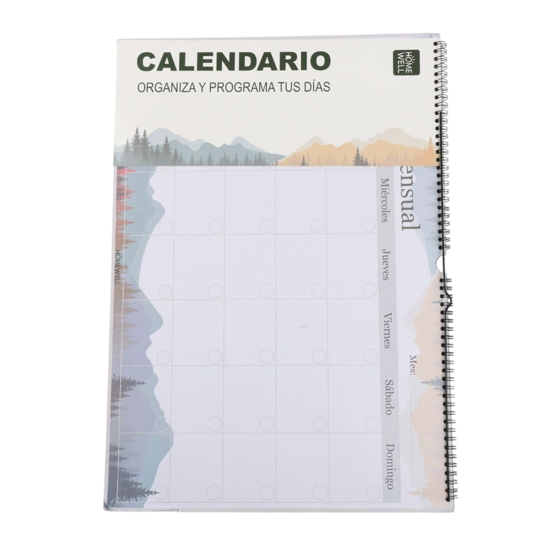 CALENDARIO MENSUAL ESPIRAL - 4