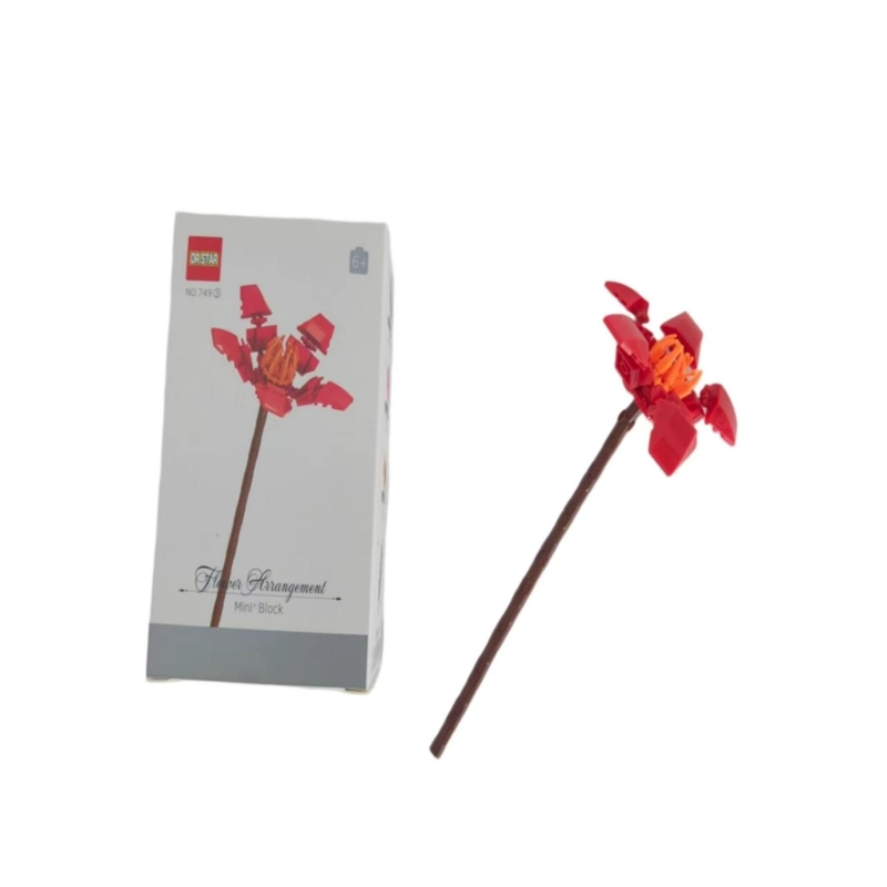 FLOR DE BLOQUE ARMABLE DIY - 1