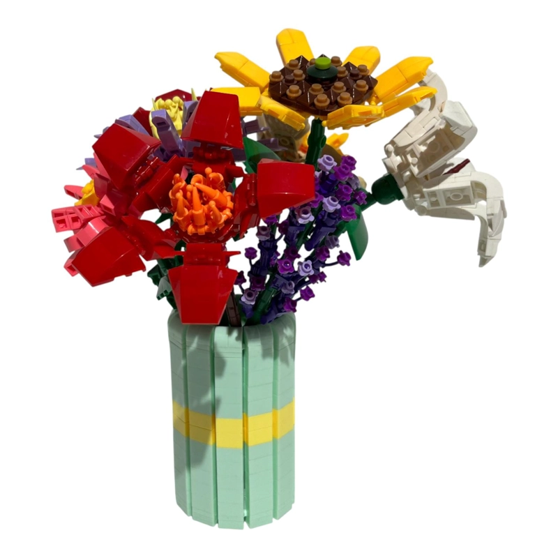 FLOR DE BLOQUE ARMABLE DIY - 2