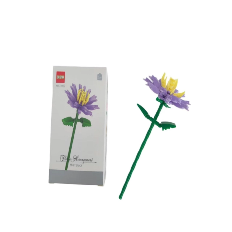 FLOR DE BLOQUE ARMABLE DIY - 1