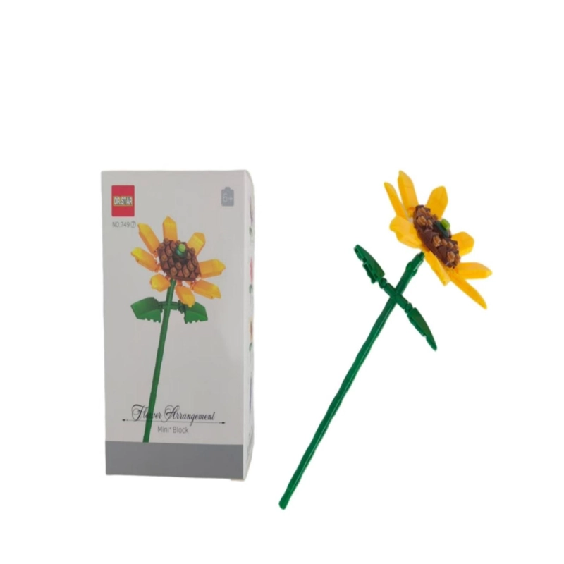 FLOR DE BLOQUE ARMABLE DIY - 1