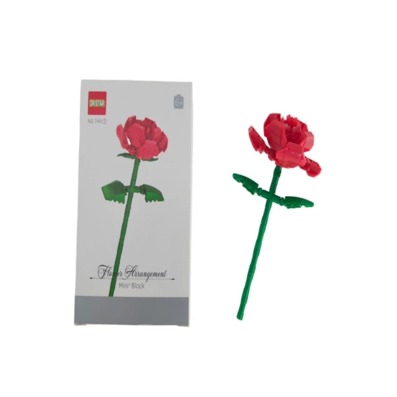 FLOR DE BLOQUE ARMABLE DIY - 1