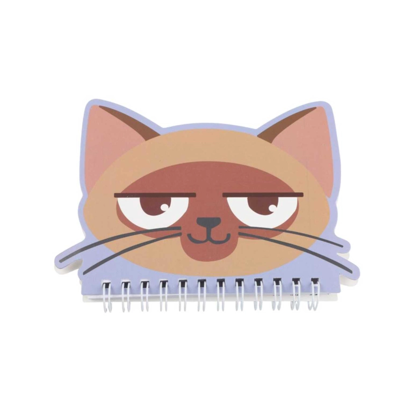 LIBRETA GATO MARRON 60H - 1