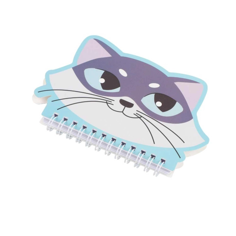 LIBRETA GATO AZUL 60H - 2