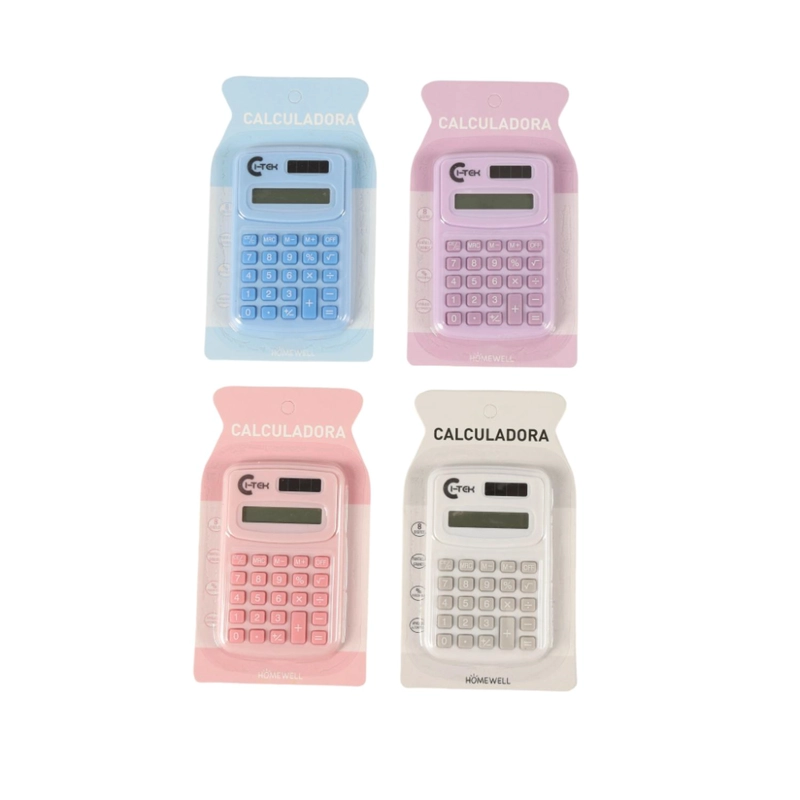 CALCULADORA COMPACTA PINK COLOR - 2
