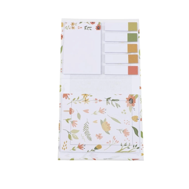 SET DE NOTAS ADHESIVAS FLORALES - 1