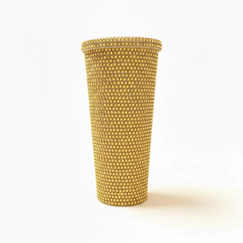 VASO TE RMICO GLITTER BOMBILLA - 1