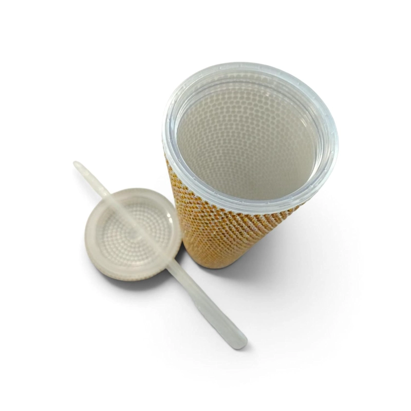 VASO TE RMICO GLITTER BOMBILLA - 2