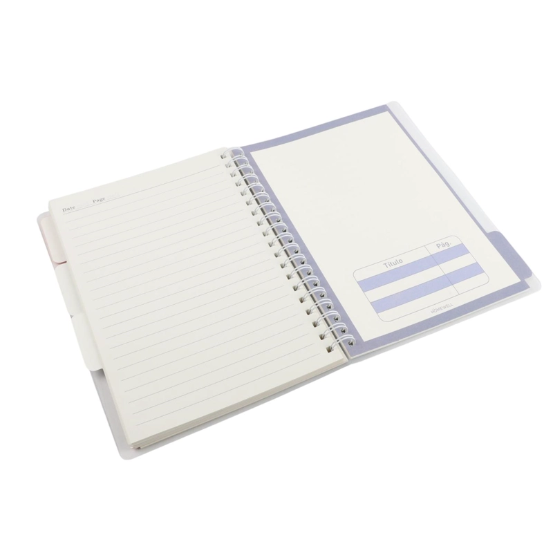 LIBRETA PASTEL CON SEPARADORES - 2
