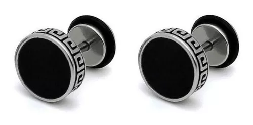 AROS ROYAL MADRIZ PUNK BLACK SILVER RING CIRCULAR HOMBRE MUJER - 1