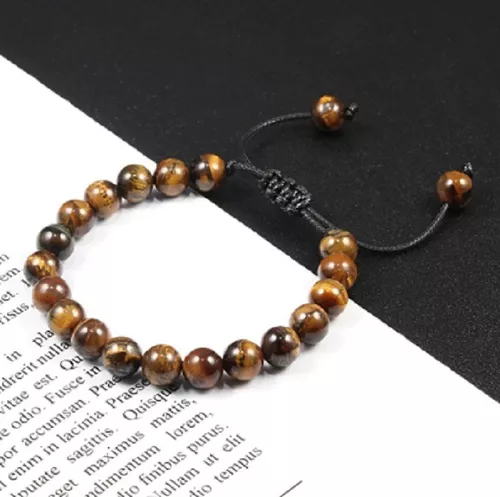 PULSERA DE OJO DE TIGRE AJUSTABLE JUVENIL HOMBRE Y MUJER - 2