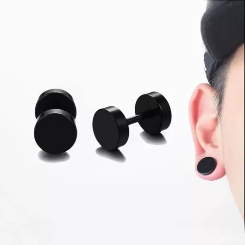 AROS TIPO PUNK BLACK ROCK MODA HOMBRE - 1