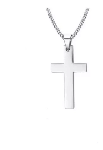 COLLAR CRUZ SILVER ESPACE ELEGANTE JUVENIL ROYAL MADRIZ - 1