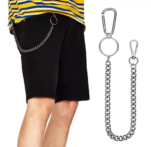 CADENA DE BILLETERA A PANTALON ESTILO PUNK ROCK - 1