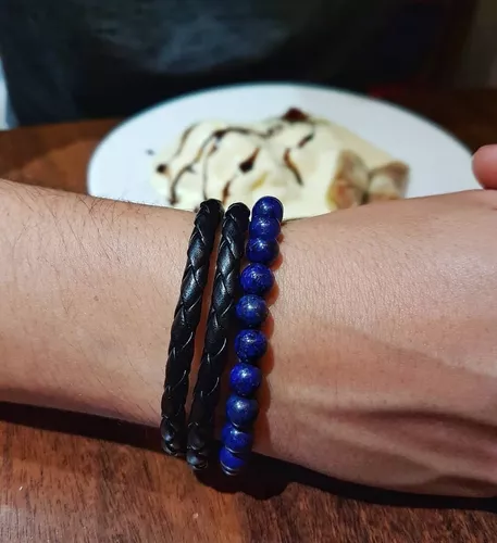 PULSERA DE PIEDRA LAPISLAZULI AJUSTABLE JUVENIL ROYAL MADRIZ - 3