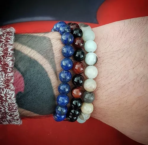 PULSERA DE PIEDRA LAPISLAZULI AJUSTABLE JUVENIL ROYAL MADRIZ - 4