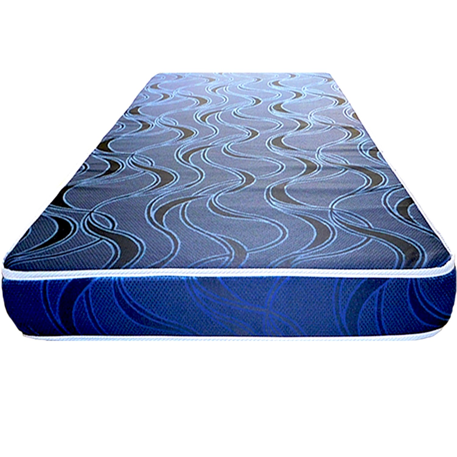PACK COLCHON ESPUMIX DE ESPUMA D15 15 CM 1 PLAZA JACQUARD AZUL - 2