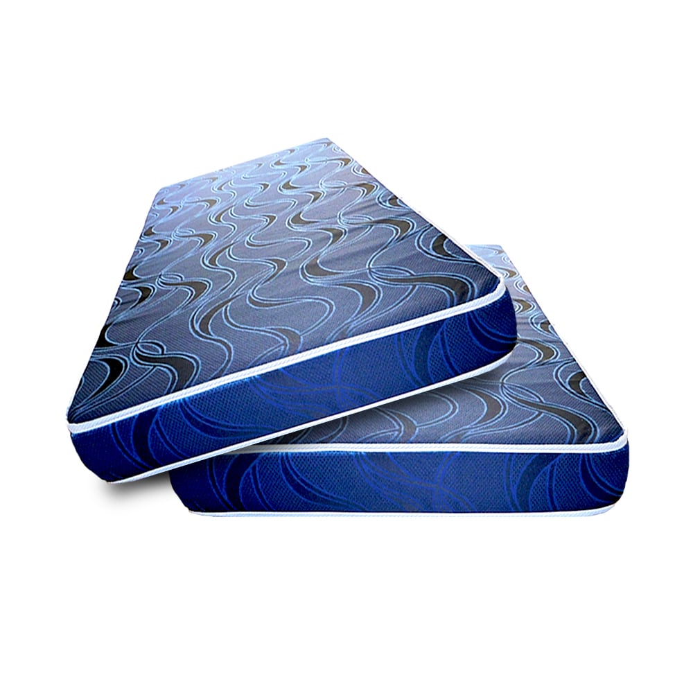 PACK COLCHON ESPUMIX DE ESPUMA D15 15 CM 1,5 PLAZA JACQUARD AZUL - 1