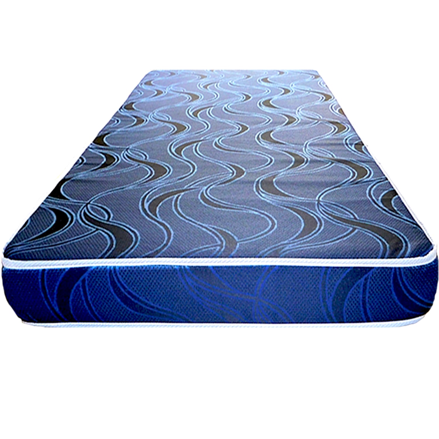 PACK COLCHON ESPUMIX DE ESPUMA D15 15 CM 1,5 PLAZA JACQUARD AZUL - 2