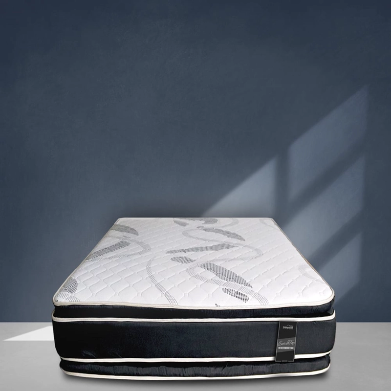 COLCHON RESORTE POCKET EUROTOP SLEEPWELL DUALSIDE 1 PLAZA - 4