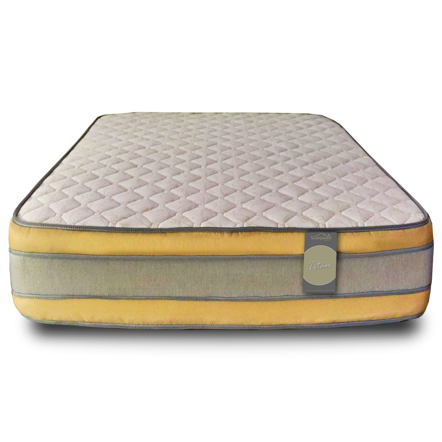 COLCHÓN SLEEPWELL RESORTE TITAN FULL BOX - 1