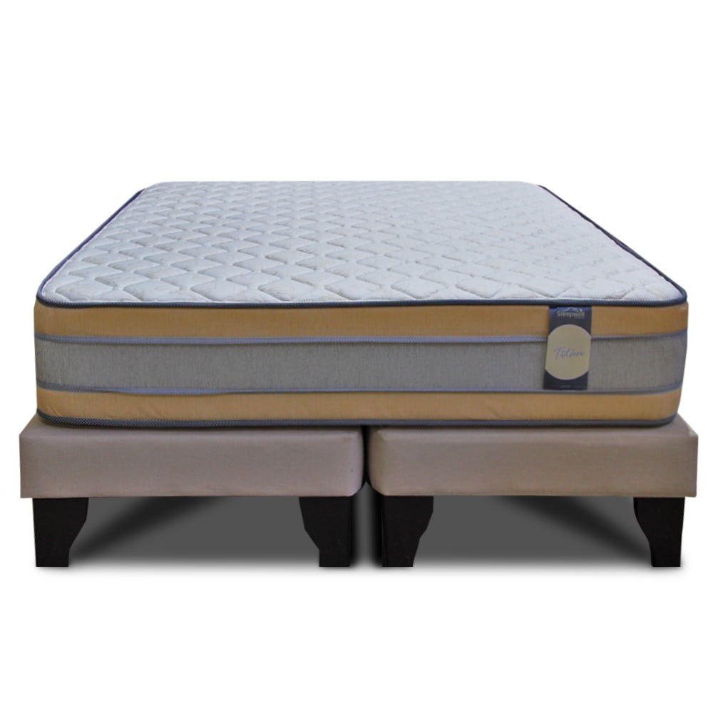 CAMA EUROPEA TITAN 2 PLAZAS BOX - 1