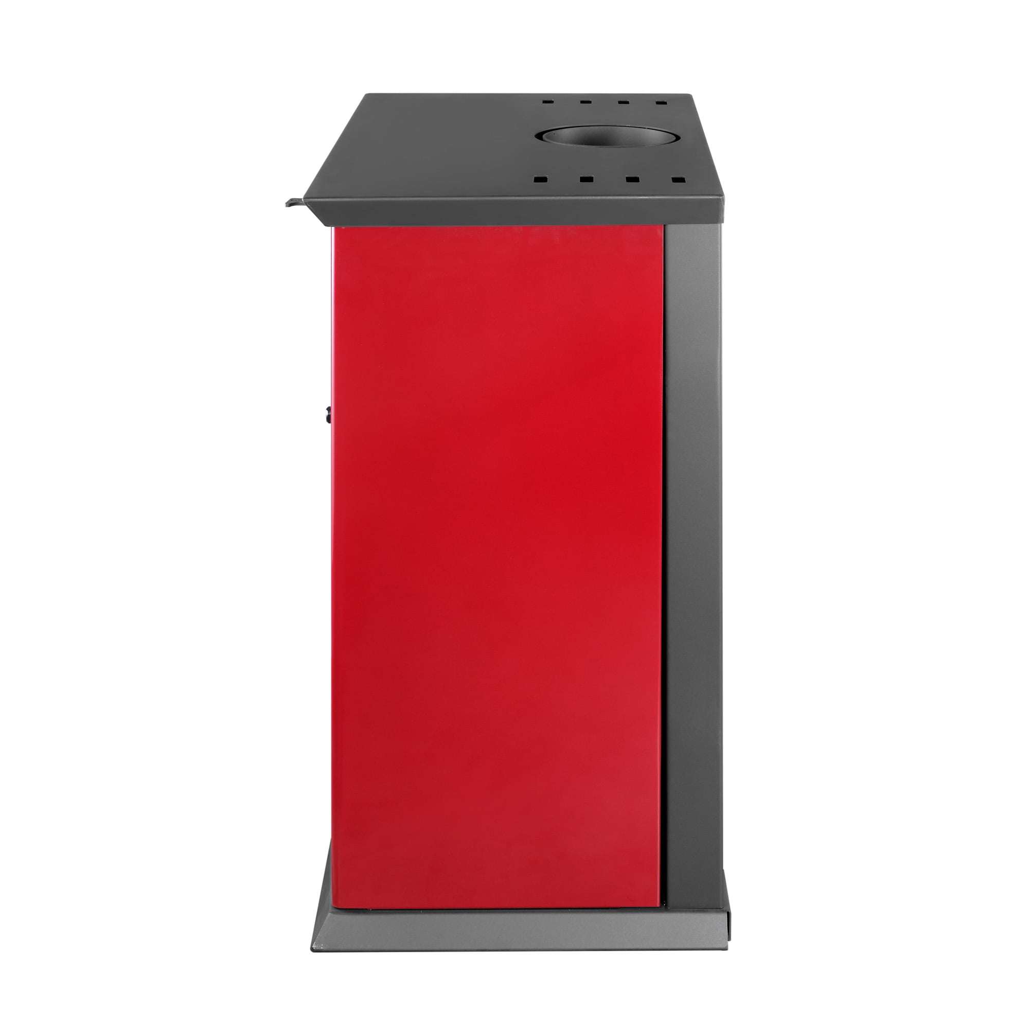 ESTUFA A LEÑA AMESTI CLASSIC 500 ROJO ITALIANO - 3