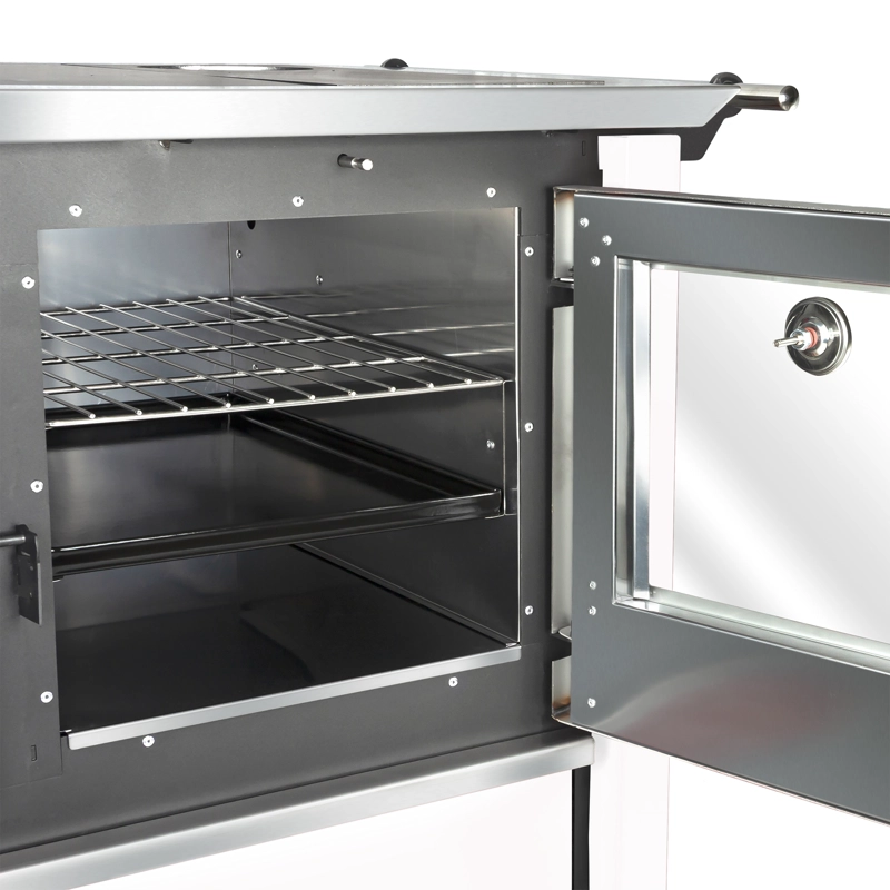 COCINA A LEÑA AMESTI ALLEGRA COMBUSTION LENTA BLANCA - 3