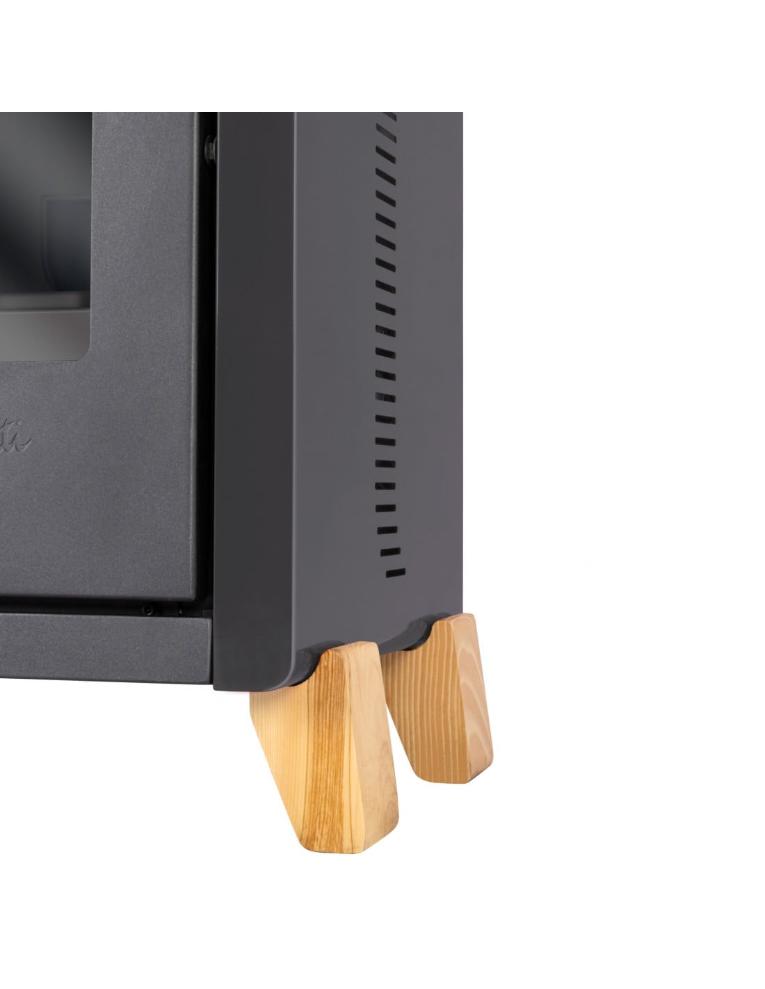 ESTUFA A PELLET BAMBU 6000 NEGRO AMESTI - 4