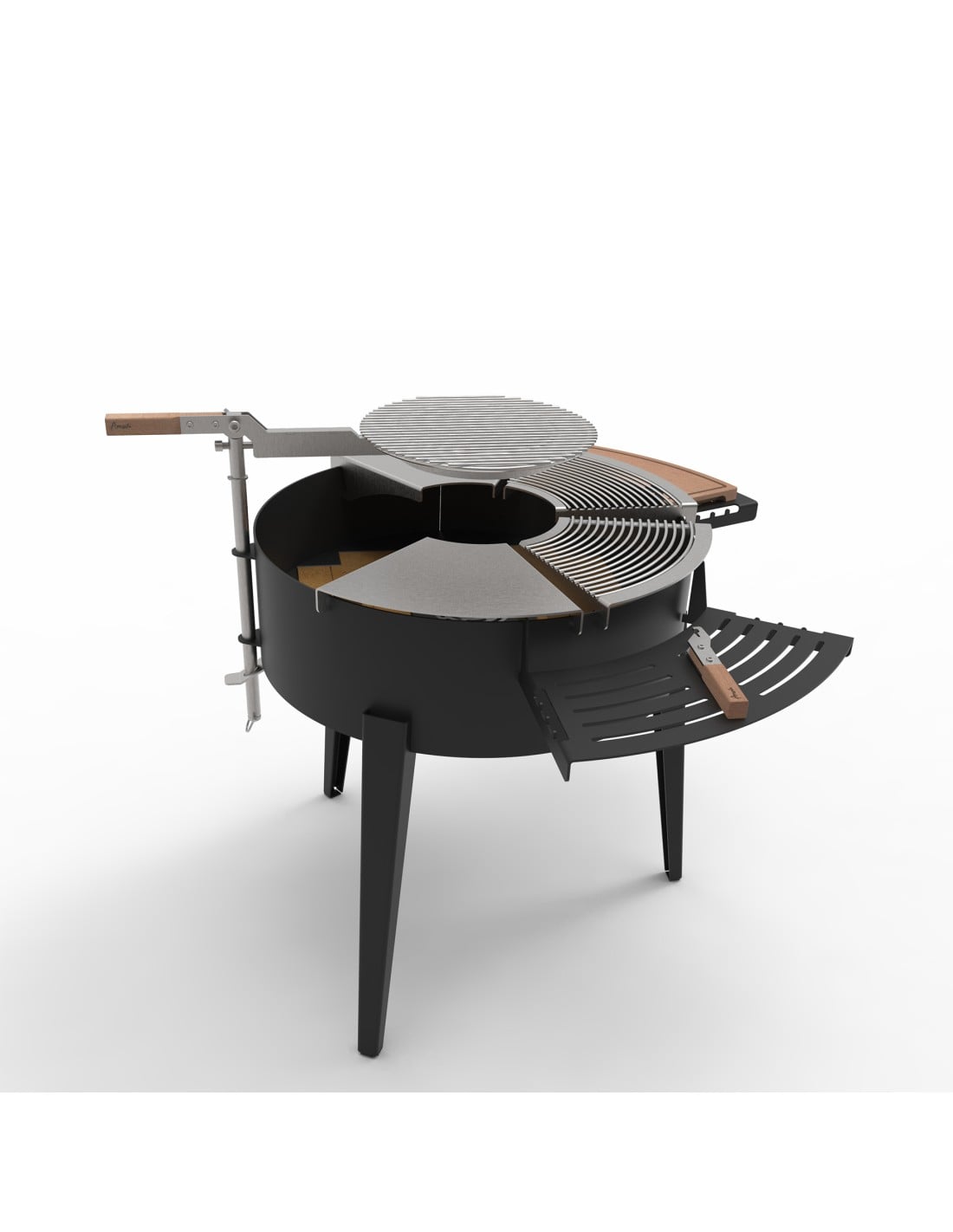 PARRILLA A CARBON AMESTI JAUKE PREMIUM - 1