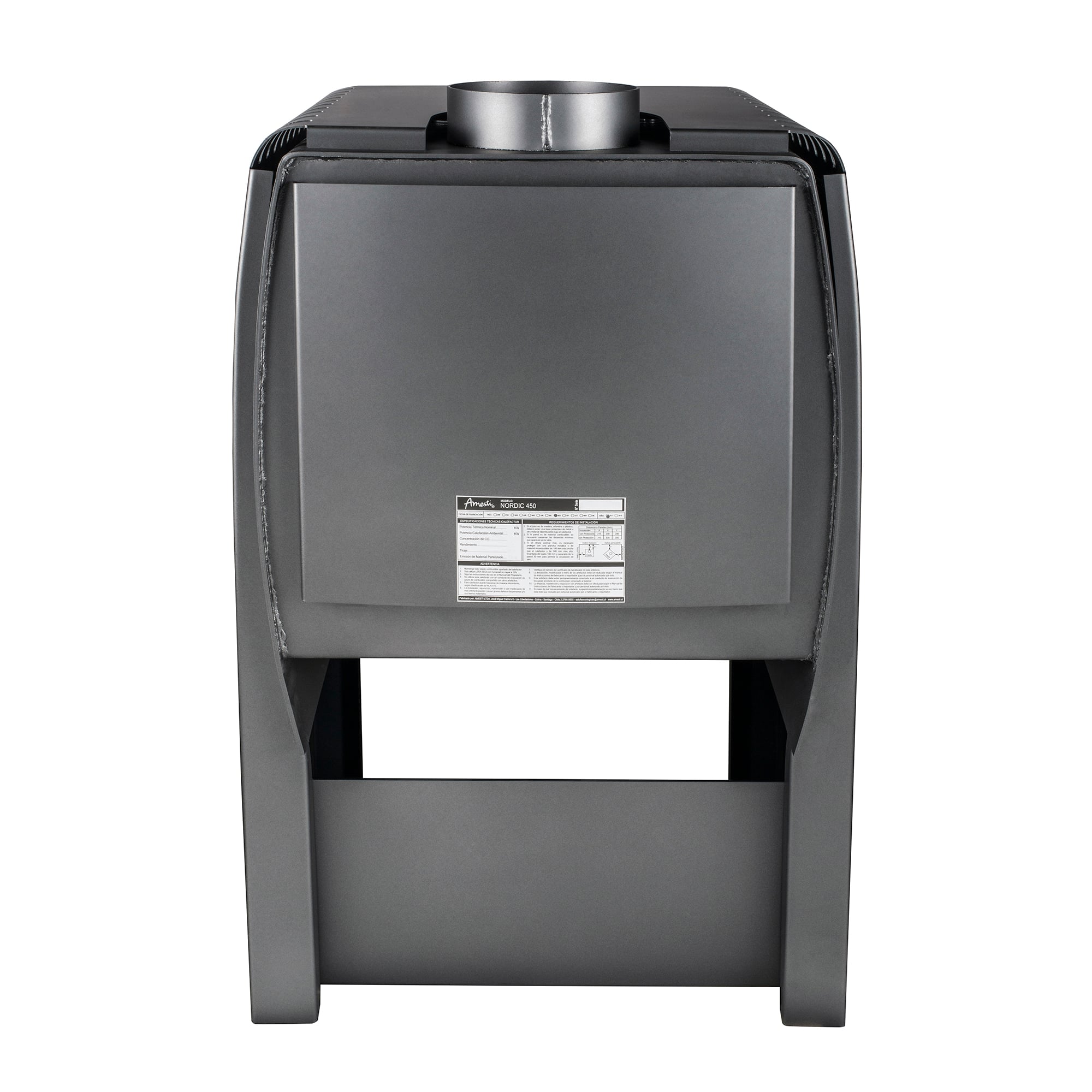 CALEFACTOR A LEÑA AMESTI NORDIC 450 - 4