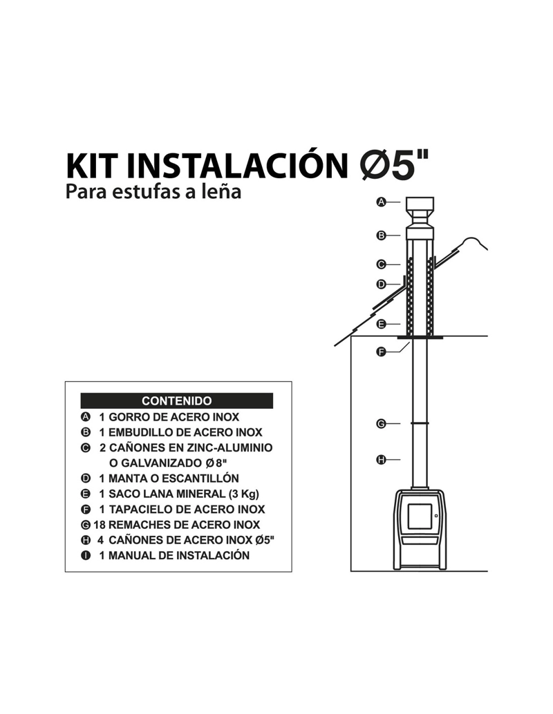 KIT DE INSTALACION 5' AMESTI - 2