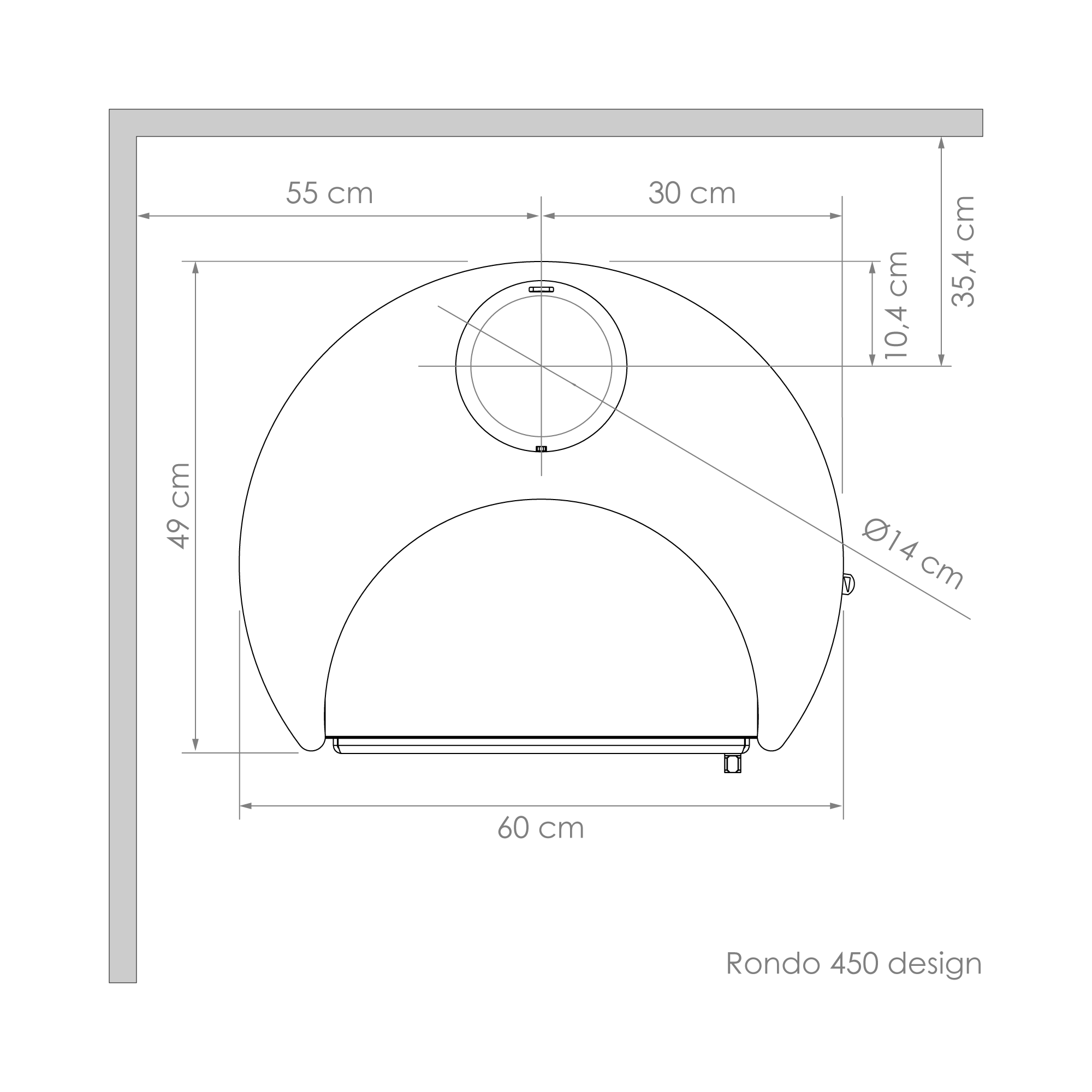 CALEFACTOR A LEÑA AMESTI RONDO 490 - 5