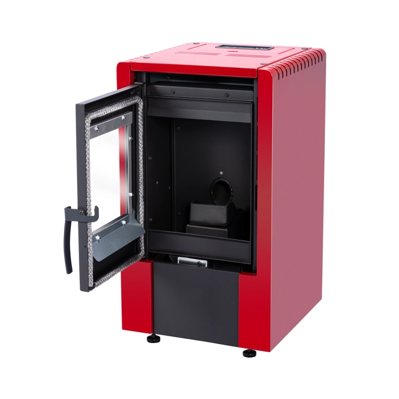 CALEFACTOR A PELLET AMESTI ITALY 6100 EN COLOR ROJO - 4