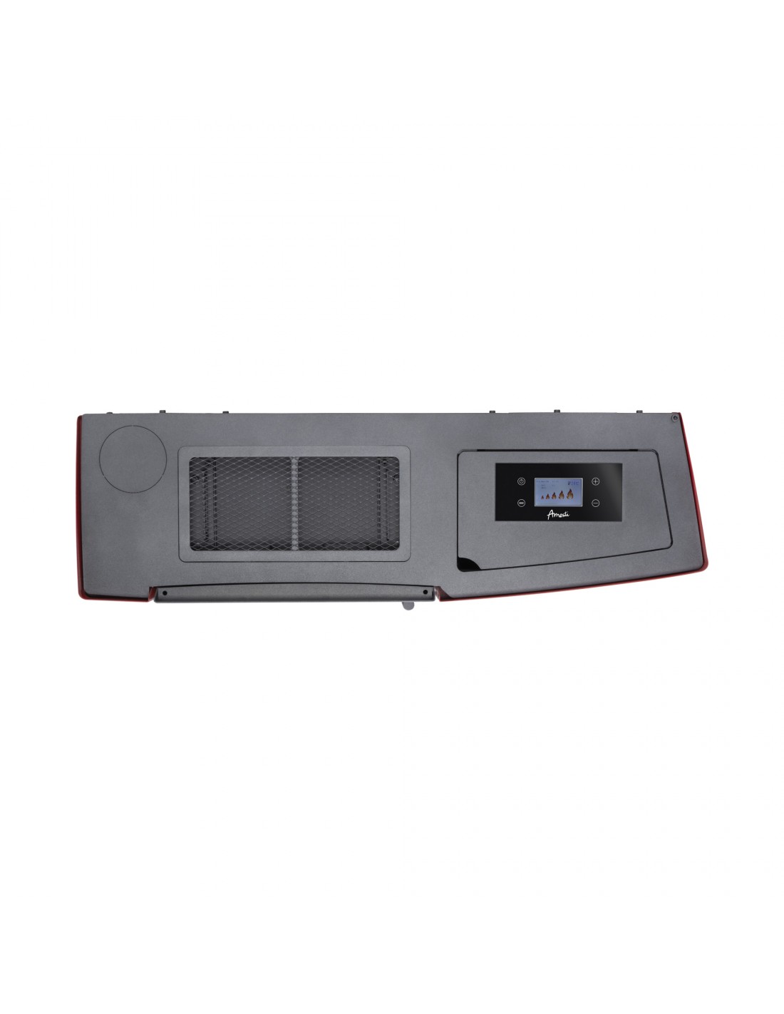 CALEFACTOR A PELLET SLIM 9000 ROJO - 7