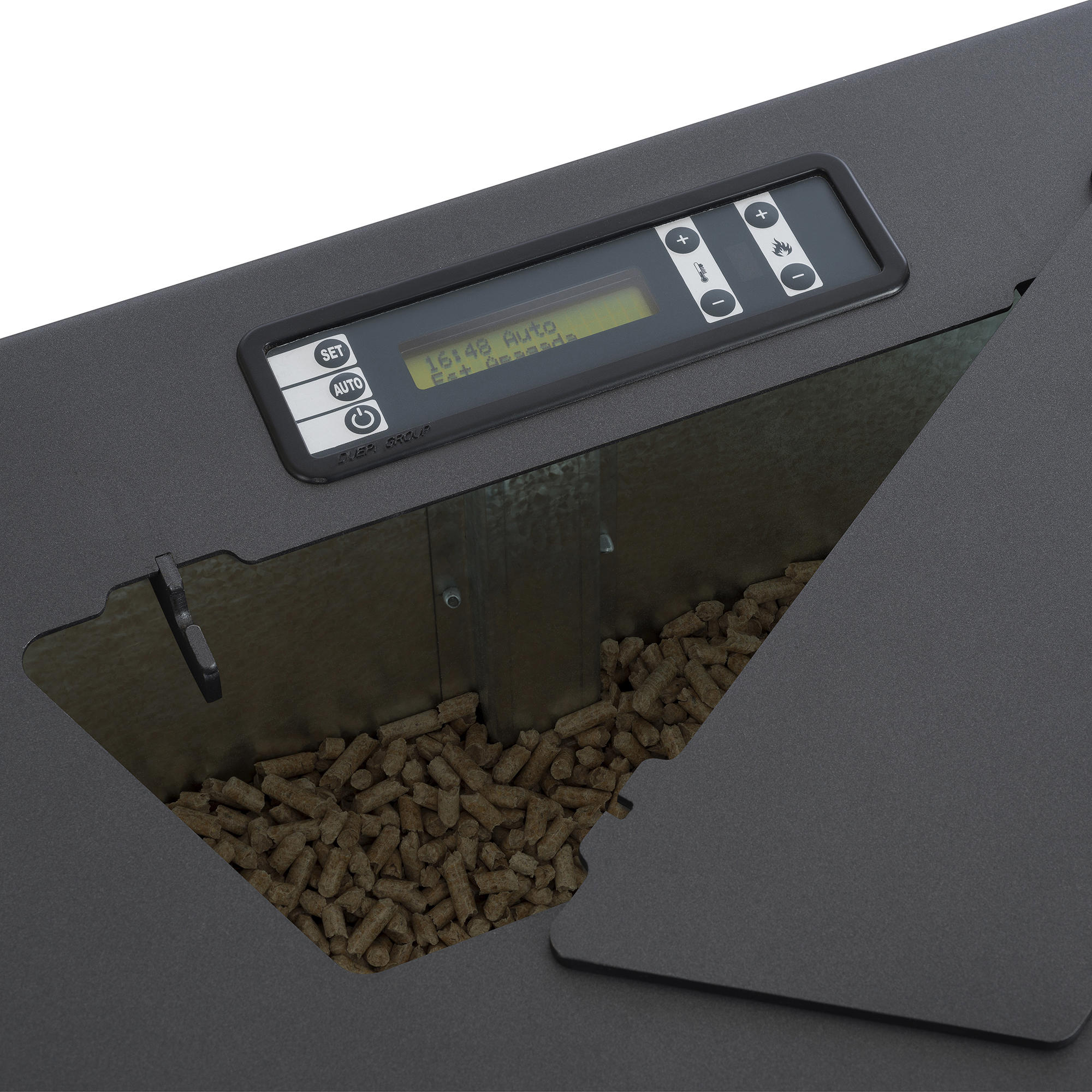 CALEFACTOR A PELLET AMESTI ITALY 8100 PLUS NEGRO SATINADO - 4