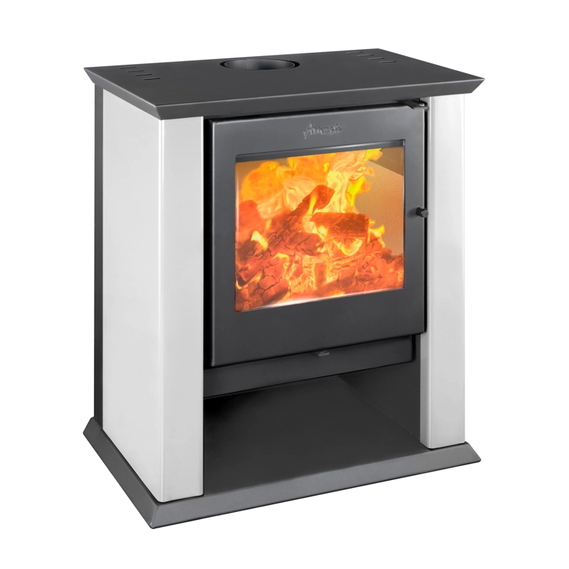 CALEFACTOR A LEÑA AMESTI CLASSIC 500 BLANCO - 1