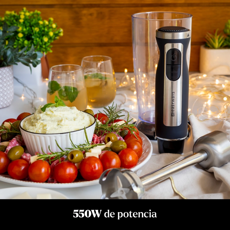 Minipimer Full 6 en 1 Batidora Inmersión Picadora EasyWay - 8