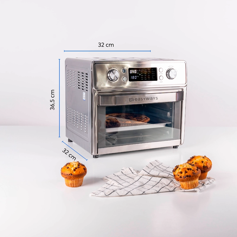 Freidora de Aire Horno Air Fryer Gourmet Pro 20 L EasyWays - 8