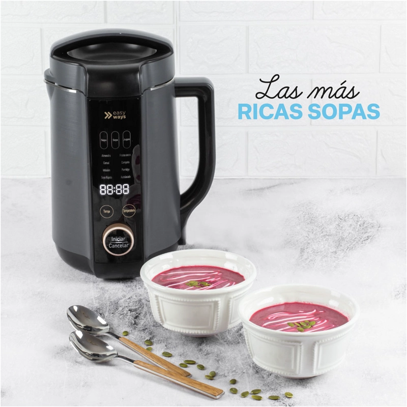 MÁQUINA PARA LECHES VEGETALES, SOPAS, BATIDOS Y MÁS GOOD MILK 1,3 LT EASYWAYS - 8