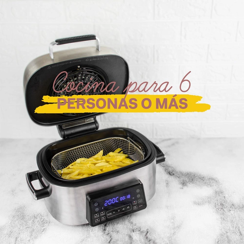 PARRILLA FREIDORA DE AIRE AIR FRYER GRILL 6 L EASYWAYS - 6