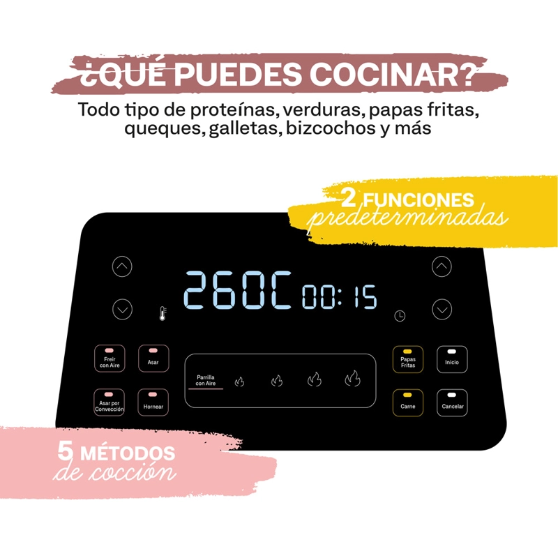 PARRILLA FREIDORA DE AIRE AIR FRYER GRILL 6 L EASYWAYS - 7