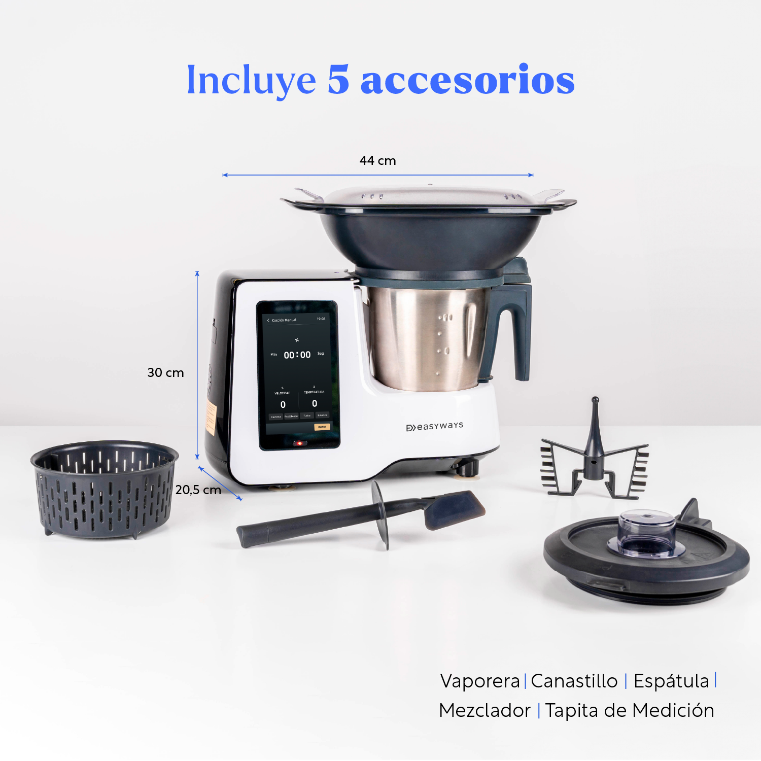 ROBOT DE COCINA KITCHEN CONNECT 2 L EASYWAYS - 5