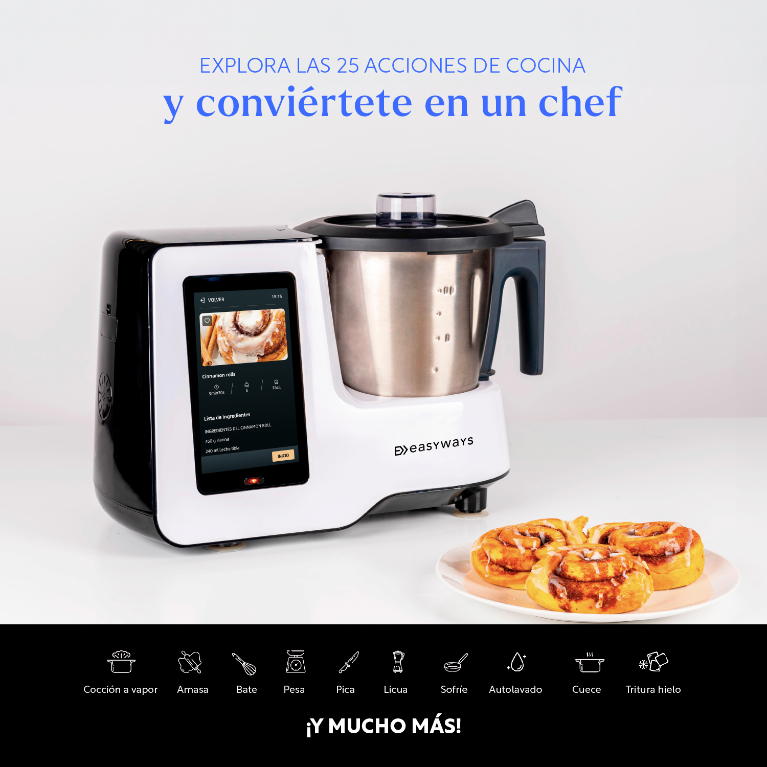 ROBOT DE COCINA KITCHEN CONNECT 2 L EASYWAYS - 7