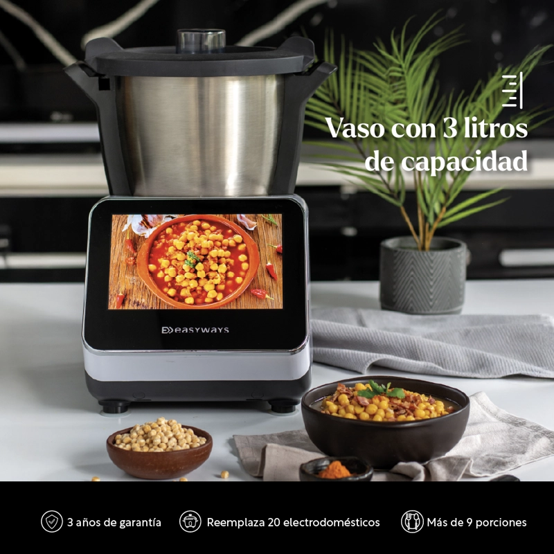 ROBOT DE COCINA KITCHEN GRAND CONNECT 3 L EASYWAYS - 2