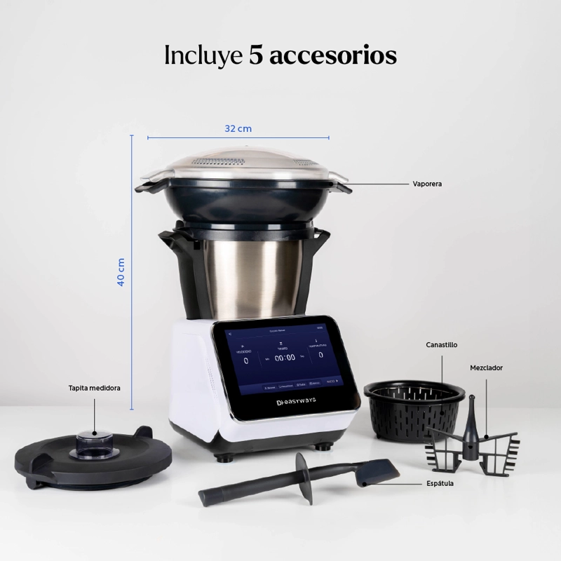 ROBOT DE COCINA KITCHEN GRAND CONNECT 3 L EASYWAYS - 8