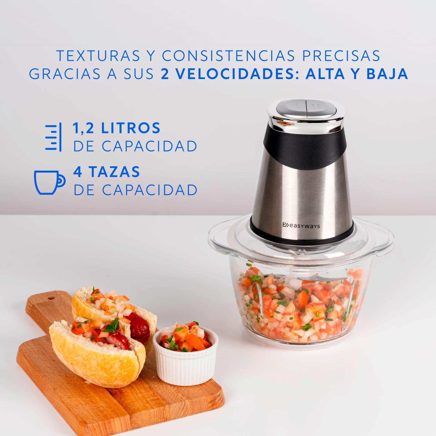 PICADORA POWER CUTTER 1,2 L EASYWAYS - 5