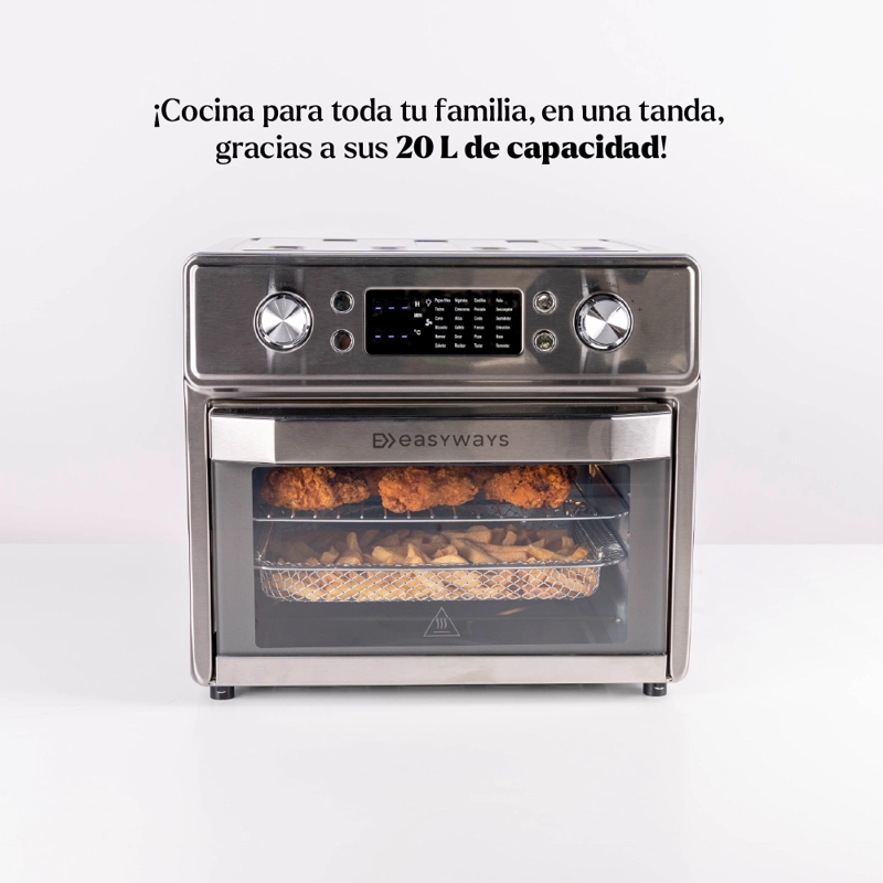 HORNO FREIDORA DE AIRE AIR FRYER GOURMET PRO 20 L EASYWAYS - 7