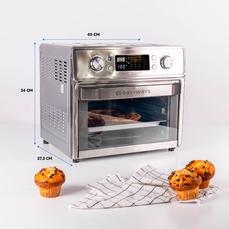 HORNO FREIDORA DE AIRE AIR FRYER GOURMET PRO 20 L EASYWAYS - 9