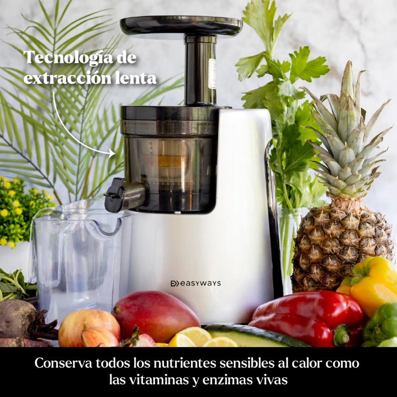 PRENSADORA DE JUGO EN FRÍO SLOW JUICER PRO EASYWAYS - 4